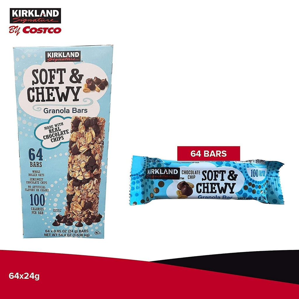 Soft & Chewy Chocolate Chips Granola Bars, 54.4 Oz