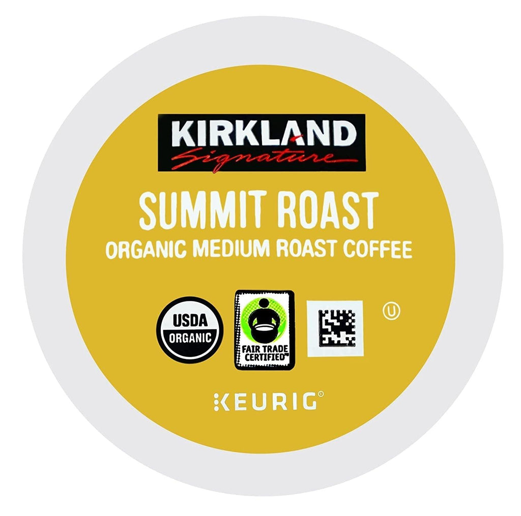 Kirkland Summit Roast K-Cups Coffee, Organic Medium Roast - 120 Count