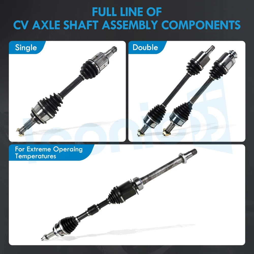 Front CV Axle Joint  Assembly for 2007-2010 Audi Q7 2004 2005-10 VW Touareg AWD