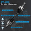 Front CV Axle Joint  Assembly for 2007-2010 Audi Q7 2004 2005-10 VW Touareg AWD