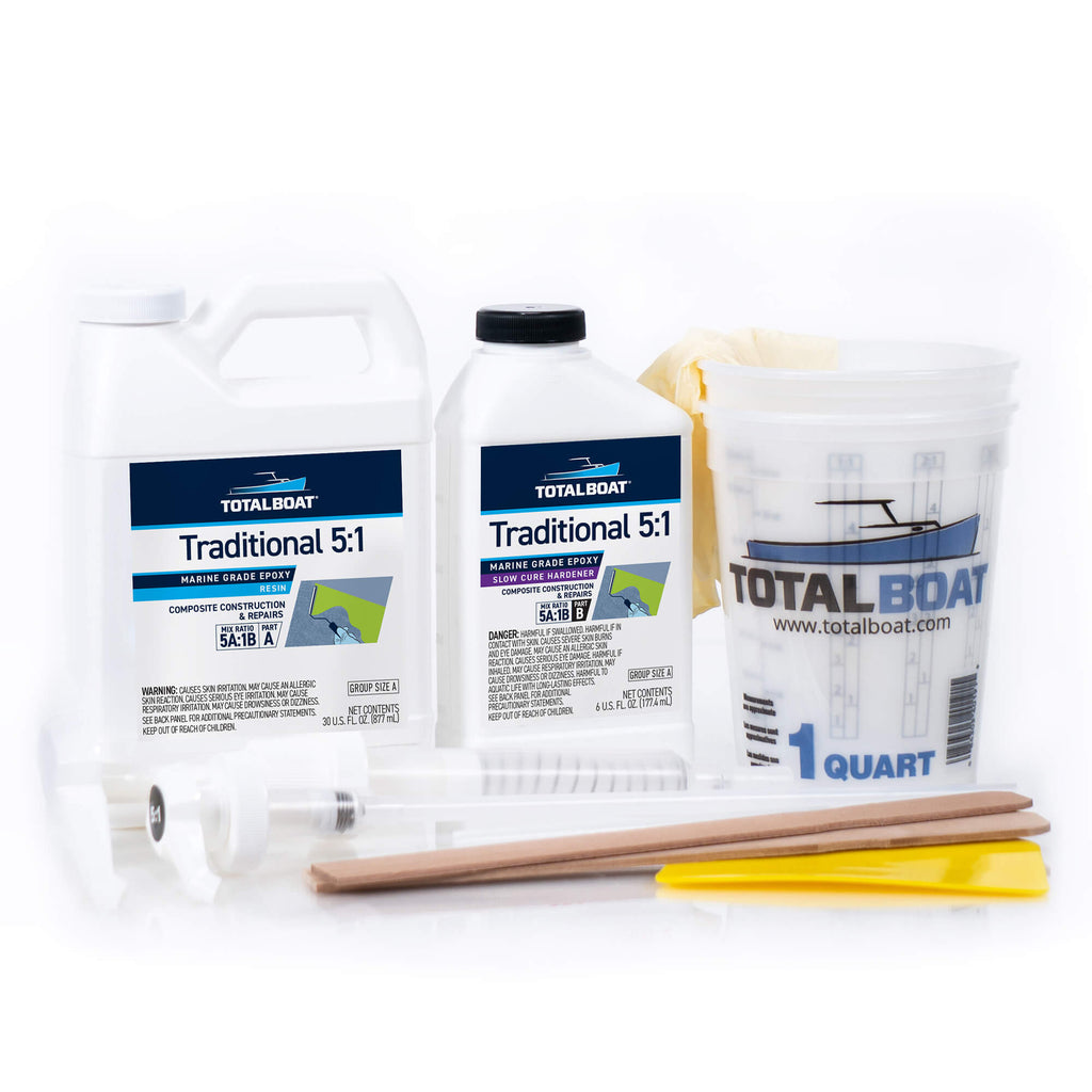 Traditional 5:1 Marine Epoxy Resin Kits