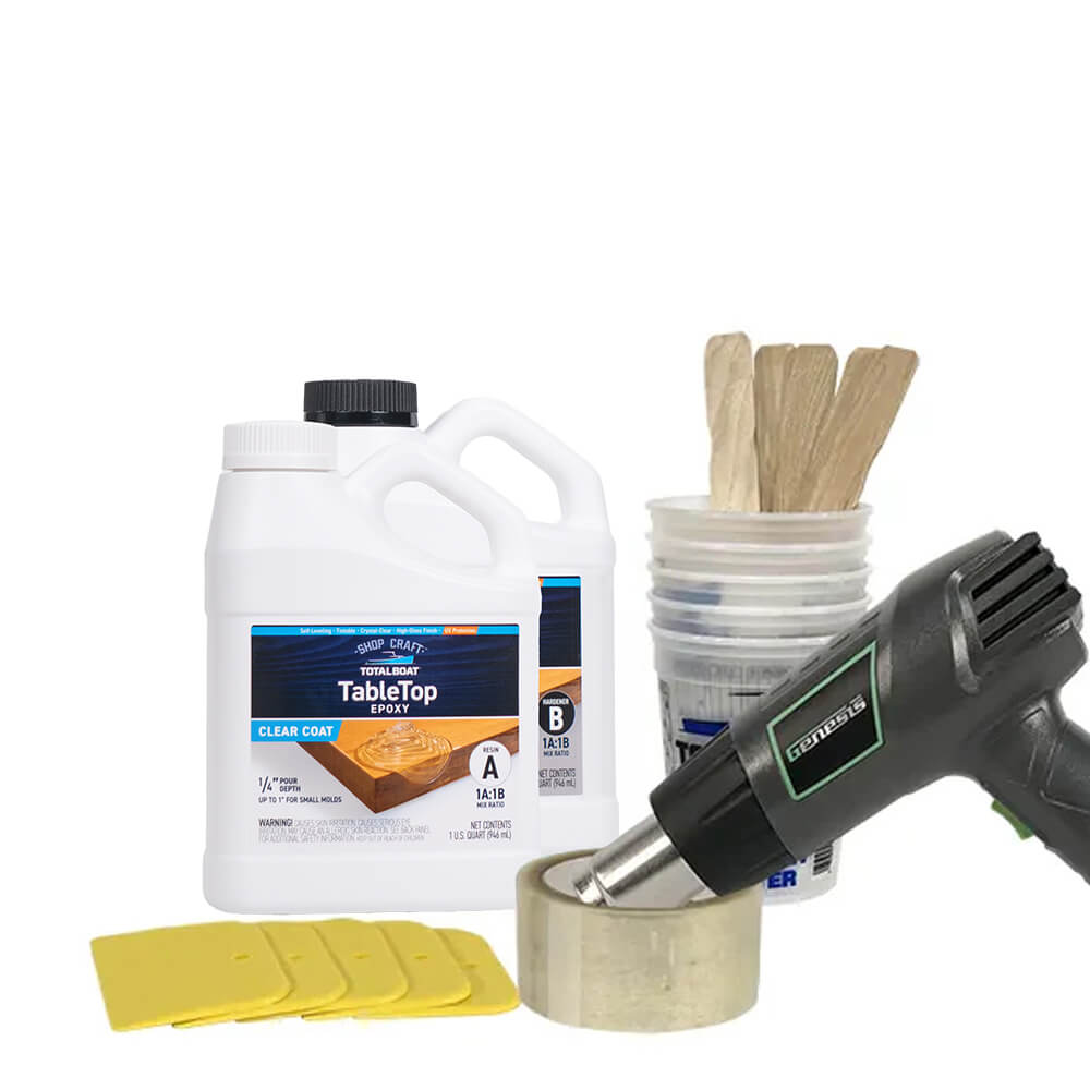 Clear Epoxy Bar Top & Table Top Project Kits
