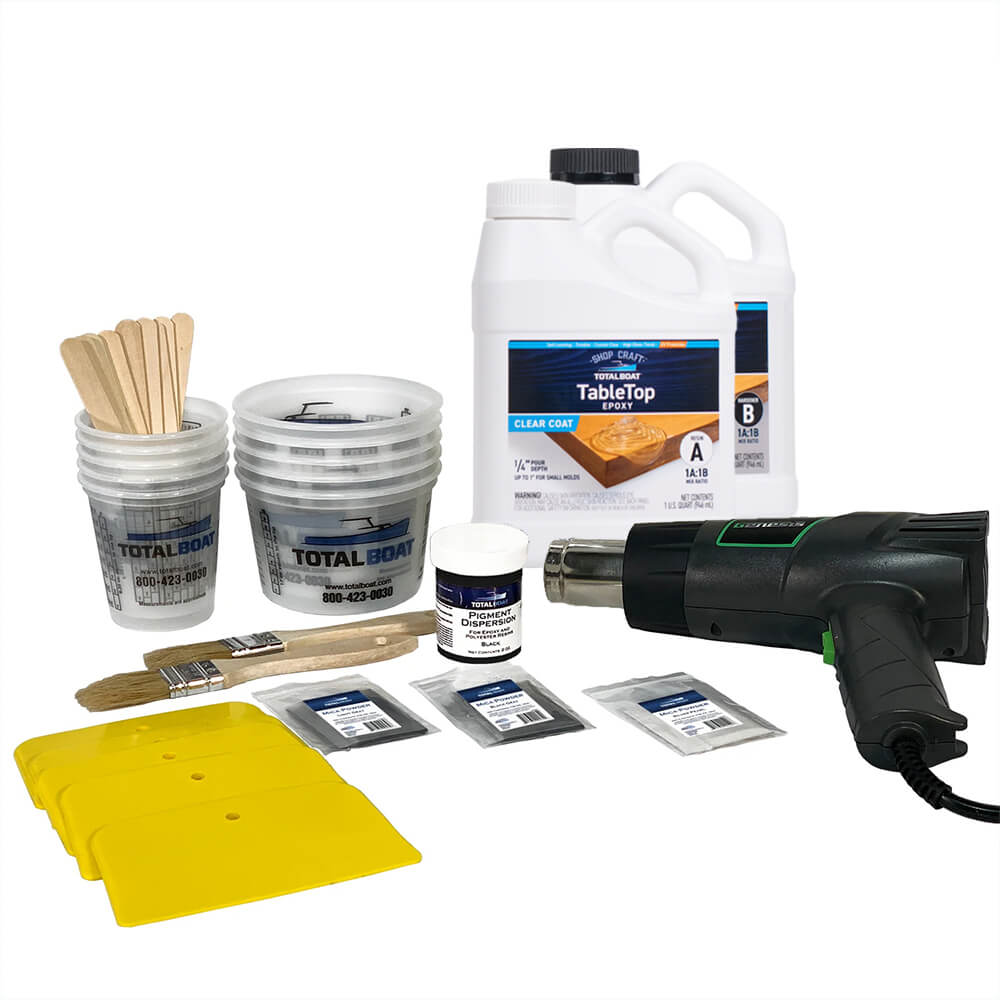 Epoxy Black Marble Effect Countertop Kits