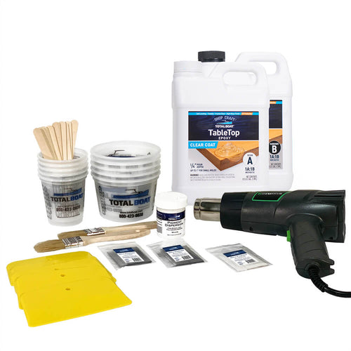 Epoxy White Marble Effect Countertop Kit