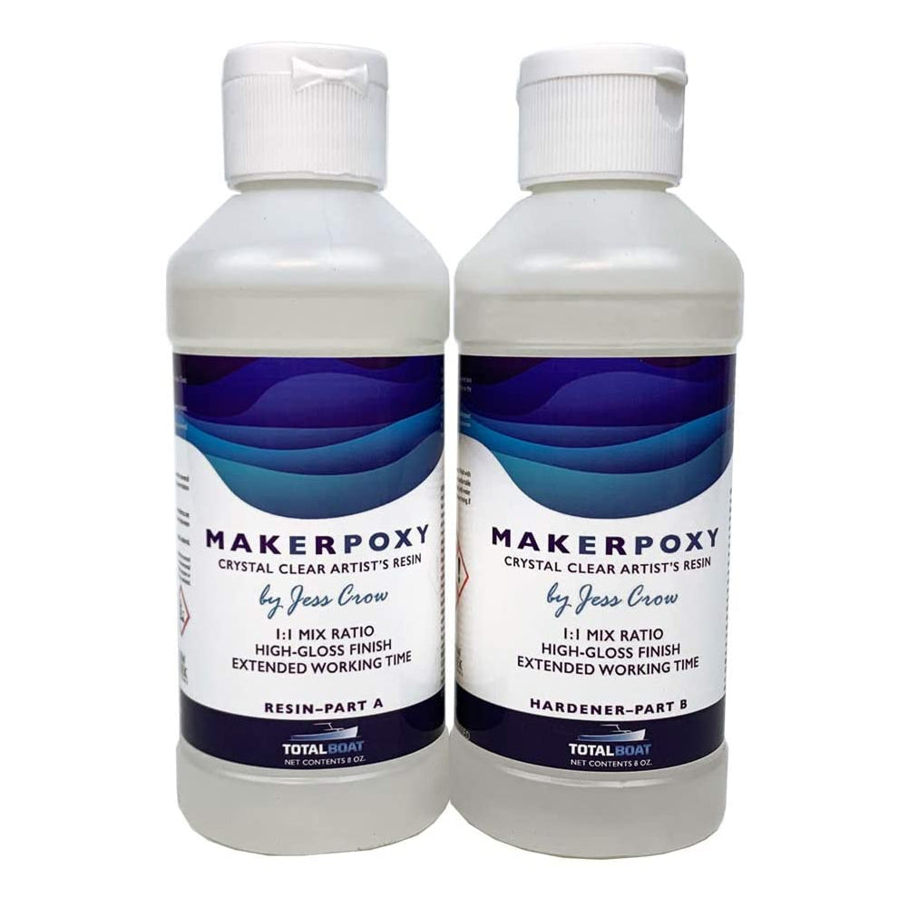 MakerPoxy Crystal Clear Artist’s Resin by Jess Crow
