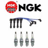 Tune up Kit NGK Engine Spark Plugs Ignition Spark Plug Wire Set for Mazda Miata