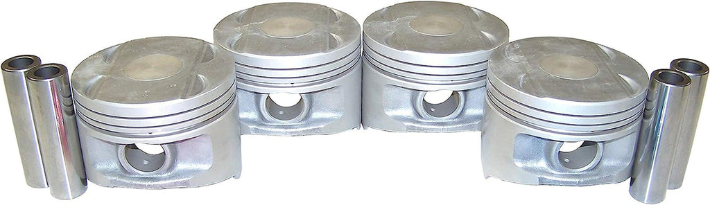 DNJ P150 Piston Set for 1995-1999 / Chrysler, Dodge, Eagle, Mitsubishi, Plymouth/Avenger, Eclipse, Neon, Sebring, Talon / 2.0L / DOHC / L4 / 16V / 122Cid