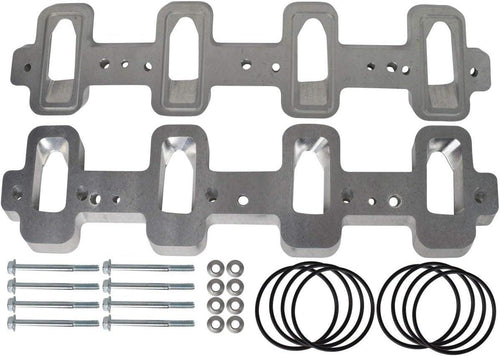 LS1 Cathedral Port Cylinder Head to LS3 LSA ZL1 CTS-V Supercharger Adapters Rectangle LSX 551316