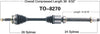 TO-8270 CV Axle