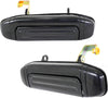Rear Exterior Door Handle Compatible with 1998-2000 Mitsubishi Montero, Set of 2, Driver and Passenger Side