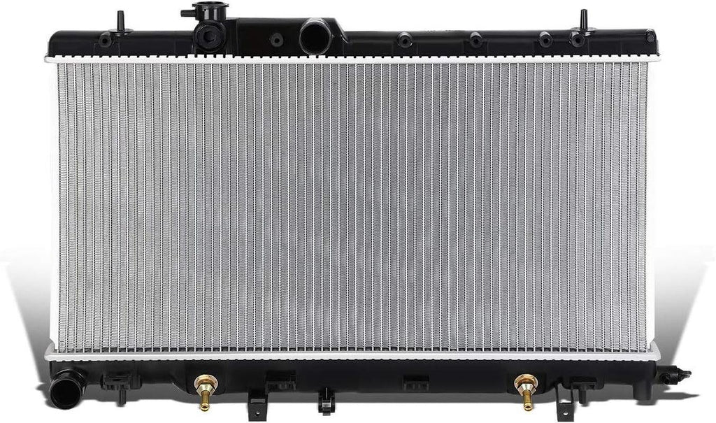 OEM-RA-2464 OE Style Bolt-On Aluminum Core Radiator Compatible with 02-07 Impreza 2.5 AT/MT,26-7/8" W X 13-7/16" H X 15/16" D,1-9/16" Inlet / 1-9/16" Outlet