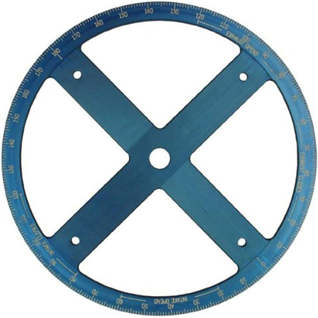 67490 Anodized Blue 16" Diameter Camshaft Degree Wheel