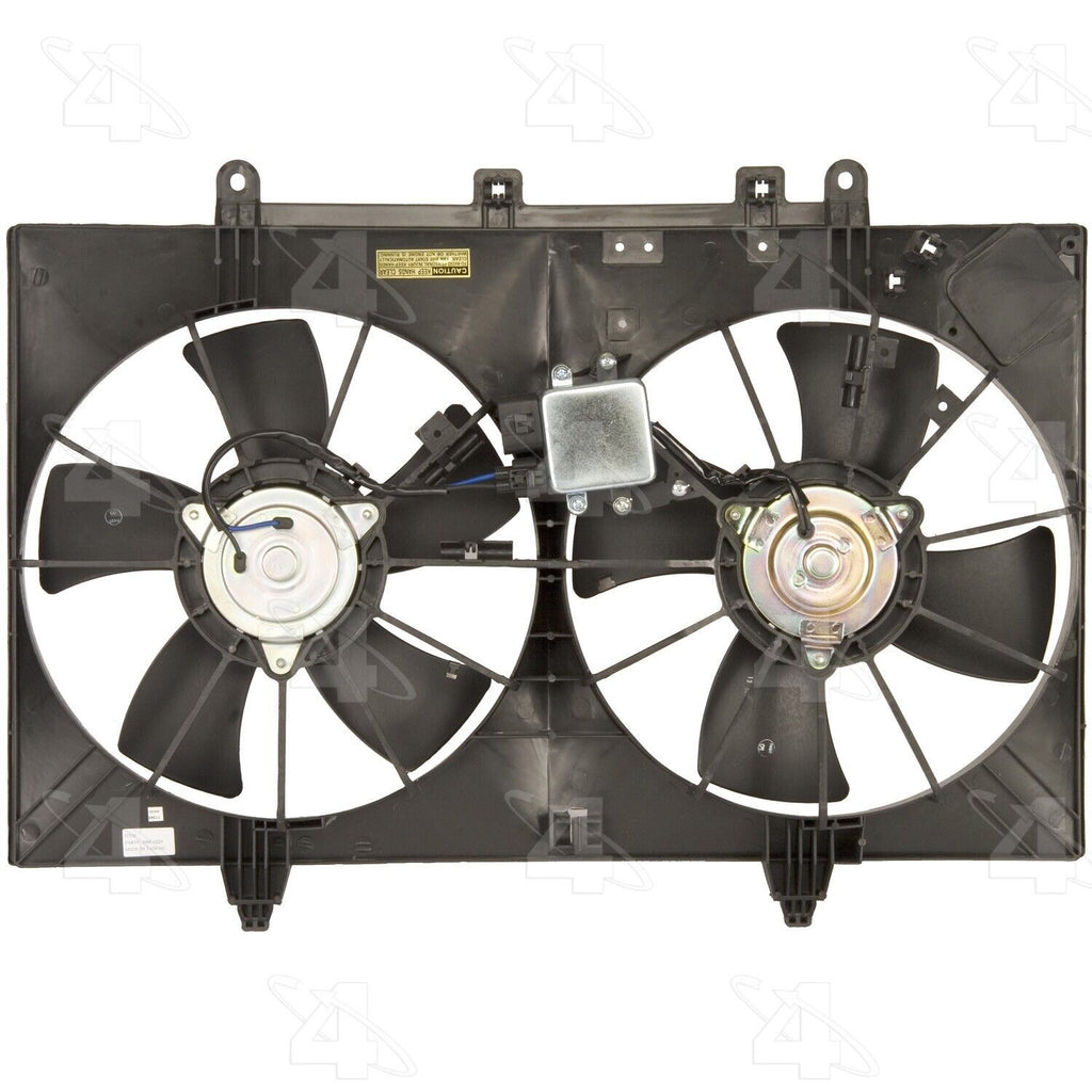 Four Seasons Dual Radiator and Condenser Fan Assembly for INFINITI 76146