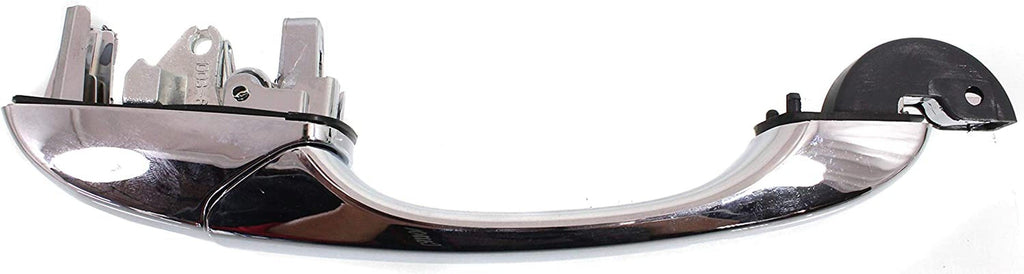 Rear Exterior Door Handle Set of 2 Compatible with 2008-2016 Chrysler Town & Country, Fits 2008-2019 Dodge Grand Caravan Chrome Side Sliding Door Driver and Passenger Side