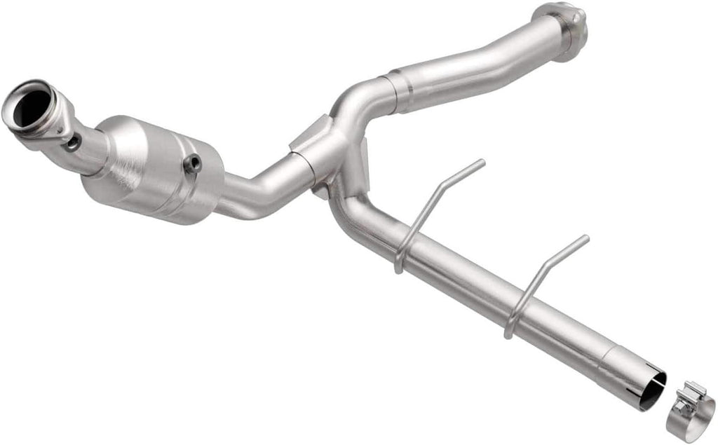 Magnaflow Direct-Fit Catalytic Converter OEM Grade Federal/Epa Compliant 52139 - Stainless Steel 3In Main Piping, 43.25In Overall Length, Pre-Converter & Midbed O2 Sensor - F-150 OEM Replacement