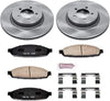 Power Stop KOE3024  Front Replacement Brake Kit-Oe Brake Rotors & Ceramic Brake Pads