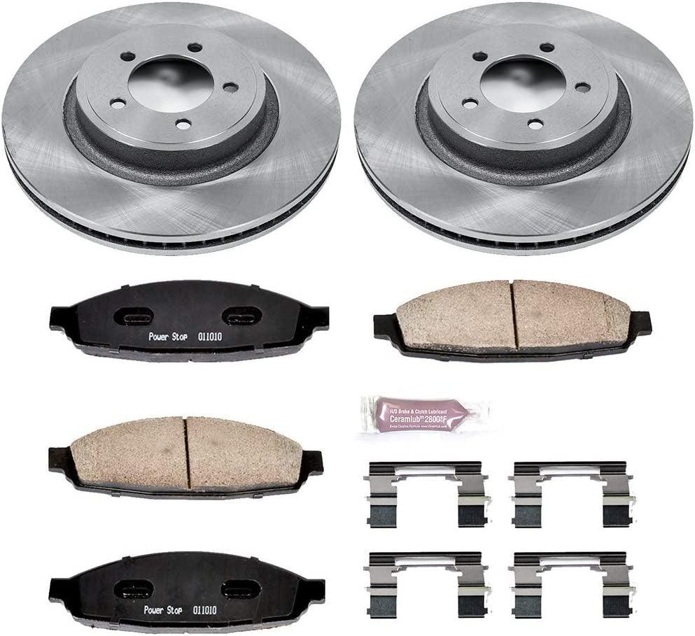 Power Stop KOE3024  Front Replacement Brake Kit-Oe Brake Rotors & Ceramic Brake Pads