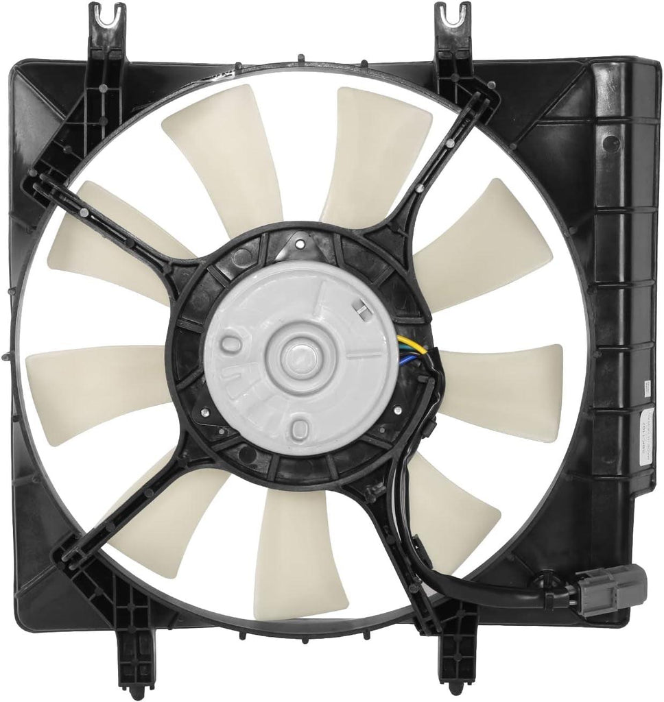 Factory Style A/C Condenser Fan Assembly Compatible with 01-04 Subaru Outback 3.0L,OEM-RF-0937