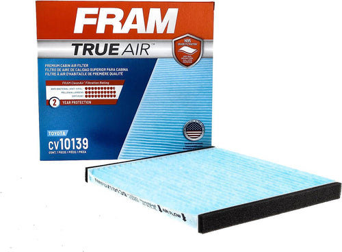 Automotive Replacement Trueair Cabin Air Filter for Car Passenger Compartment with Dual-Layered Filter (CV10139), 2 Pack