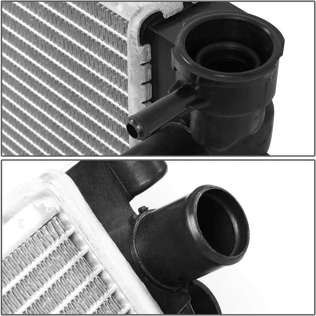 OEM-RA-2580 OE Style Aluminum Cooling Radiator Replacement Compatible with 07-14 FJ Cruiser / 03-09 4Runner AT, 25-9/16" W X 23-1/4" H X 1" D, 1-3/8" Inlet, 1-3/8" Outlet