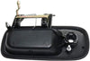 For GMC Savana 2500 Exterior Door Handle Rear, Passenger Side - Side Sliding Door Smooth Black (2010-2016) | with Key Hole| Trim:All Submodels
