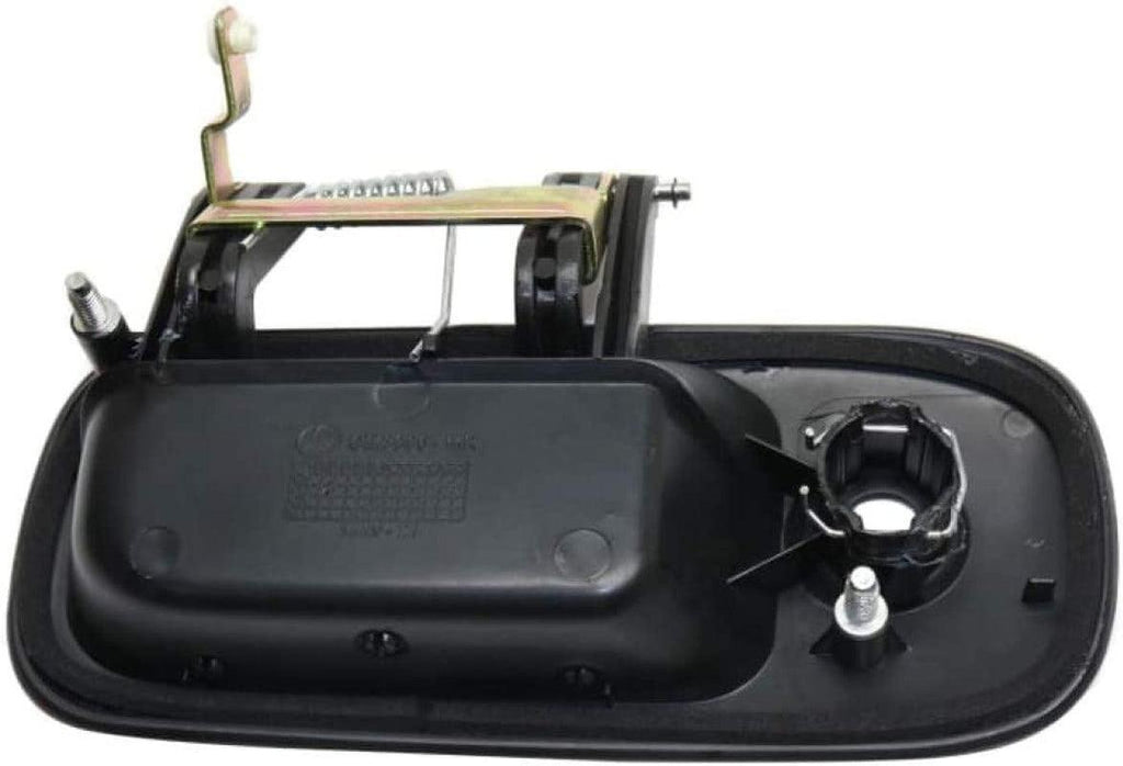 For GMC Savana 3500 Exterior Door Handle Rear, Passenger Side - Side Sliding Door Smooth Black (2010-2016) | with Key Hole| Trim:All Submodels