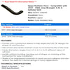 Upper Radiator Hose - Compatible with 1997 - 2006 Jeep Wrangler 4.0L 6-Cylinder GAS 1998 1999 2000 2001 2002 2003 2004 2005