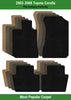 Lloyd Ultimat Front & Rear Row Carpet Mats for 2003-2008 Toyota Corolla