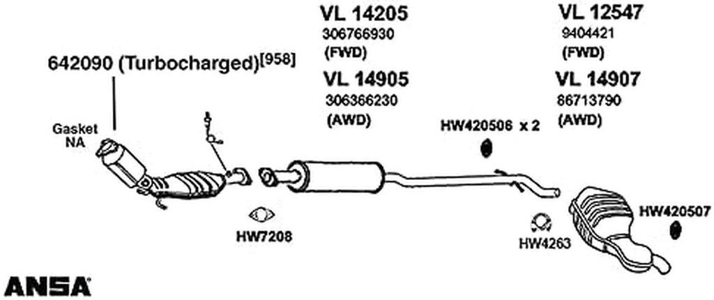 642090 Catalytic Converter