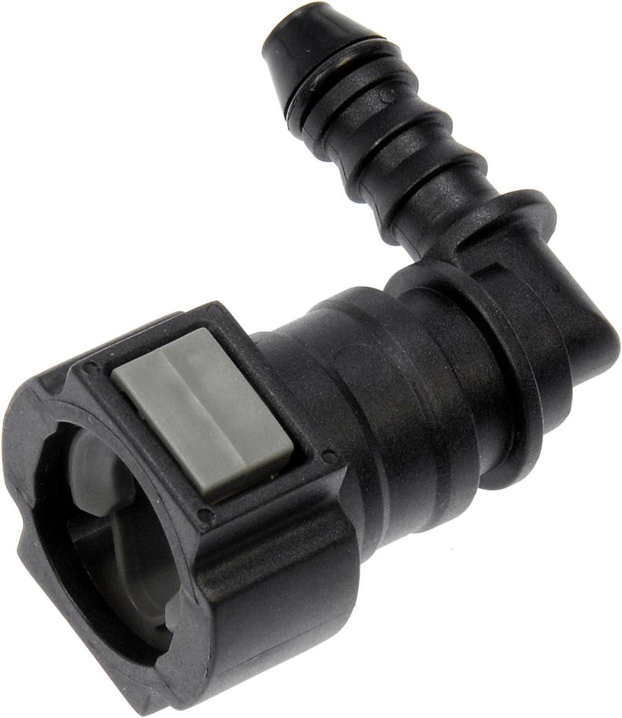Dorman 800-212 Quick Connector 3/8 In. S to 6Mm Nylon 90 with O Ring, 2 Pack