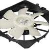 OEM-RF-0691 Factory Style A/C Condenser Fan Assembly Compatible with 07-08 Honda Fit