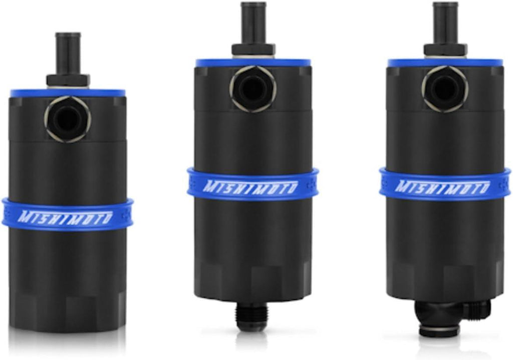 Baffled Oil Catch Can, Blue