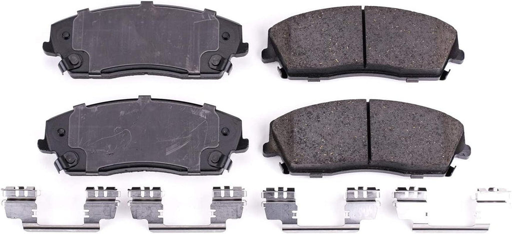 17-1056, Z17 Front Ceramic Brake Pads with Hardware