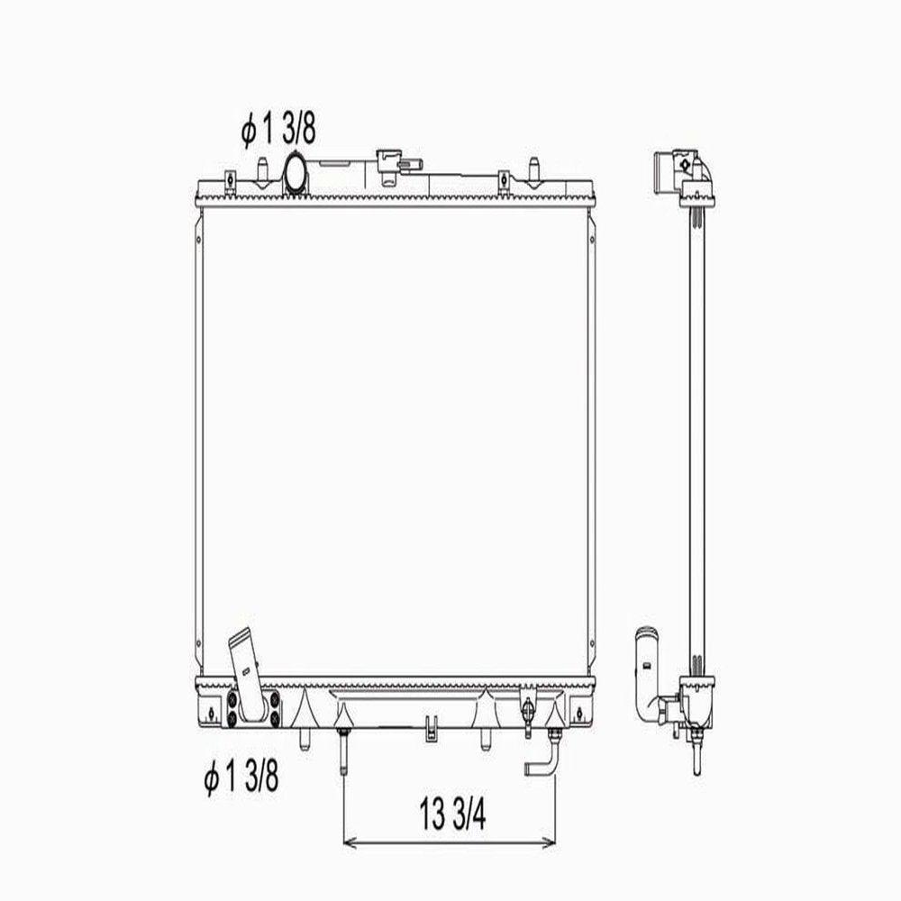 97 04 Mb Mntro Spt 3.0/3.5L V6 A/Mt 1R Pa Rad