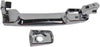 for Nissan Pathfinder Exterior Door Handle Front, Driver Side Chrome (2005-2012) | with Key Hole | Trim:All Submodels | NI1310120 | 80607EA05A