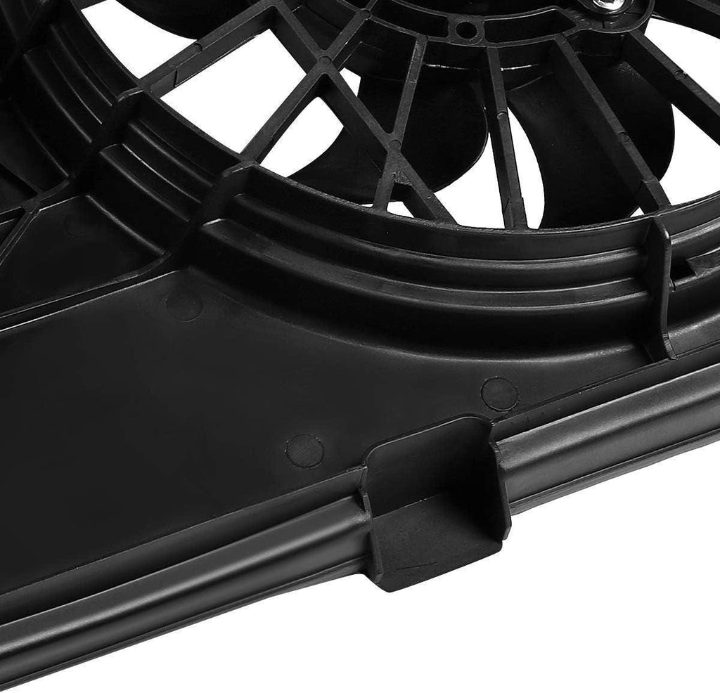 OEM-RF-0075 Factory Style Radiator Cooling Fan Cooling Efficiency Improved Direct Replacement [Compatible with 05-07 Town & Country / 05-07 Caravan / 05-07 Grand Caravan ],Black