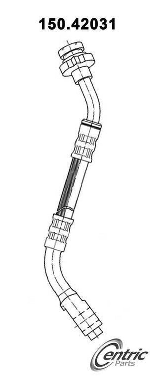 Centric Brake Hydraulic Hose for Nissan 150.42031
