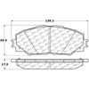Front Disc Brake Pad for Corolla, RAV4, Prius V, Xb, Xd, Matrix+More (301.12100)