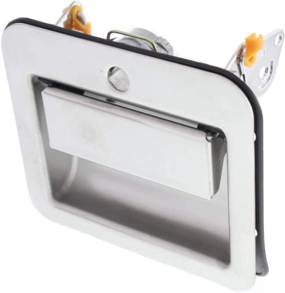 For Kenworth T300 Exterior Door Handle Front, Driver Side Chrome (1995-2001) | Trim: Base