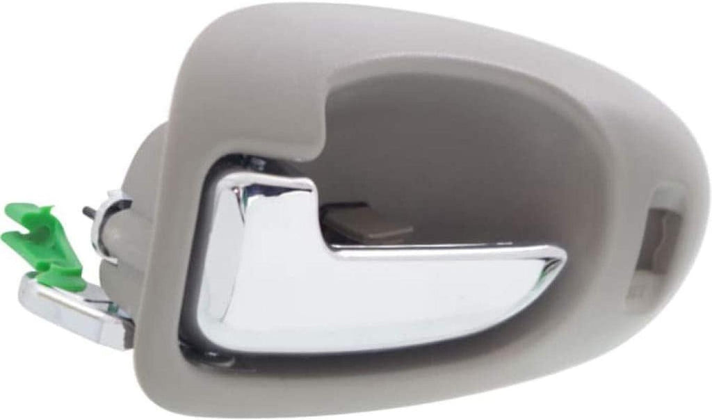 For Chryslr Sebrng Interior Door Handle 2001 02 03 04 05 2006 Driver Side Front Light Gray Bezel W/Chrome Lever W/Door Lock Hole Trim:All Submodels
