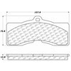 Centric Front Disc Brake Pad for Chevrolet (102.00080)