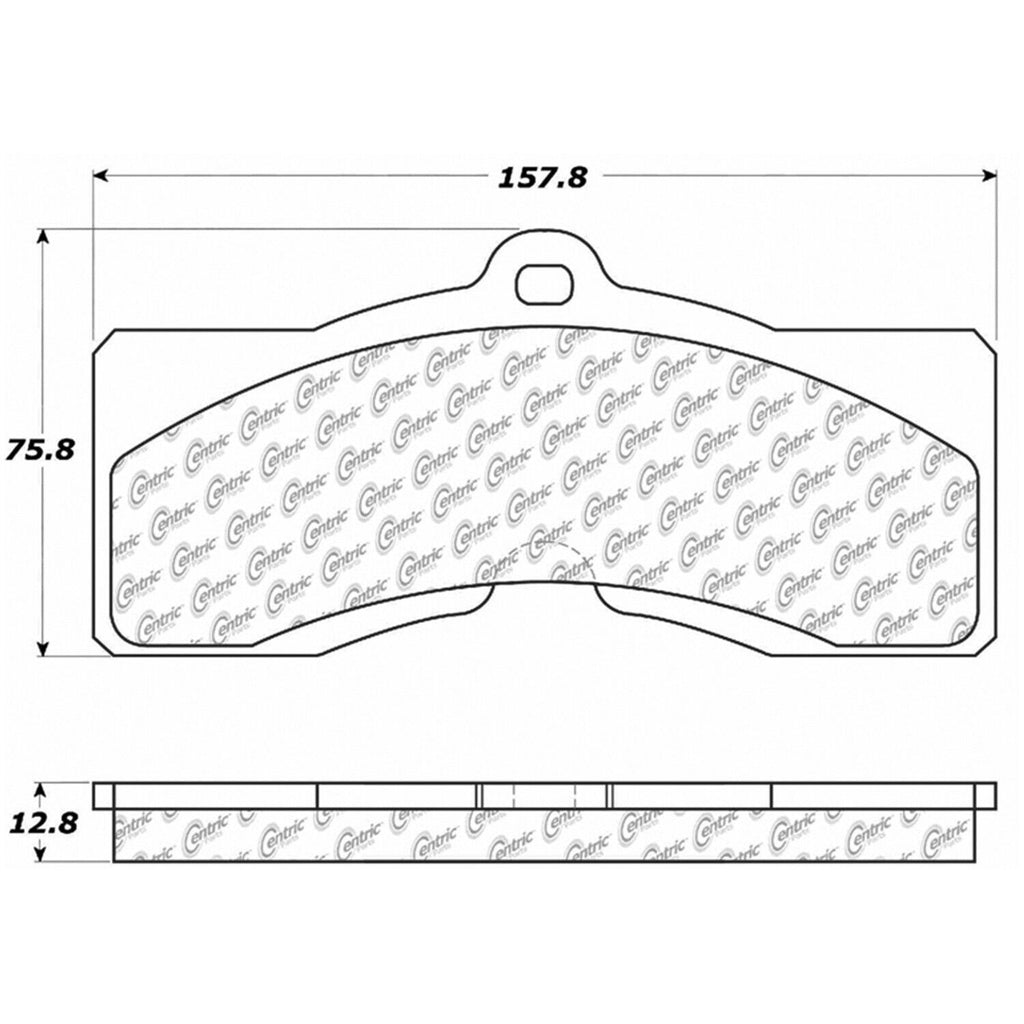 Centric Front Disc Brake Pad for Chevrolet (102.00080)