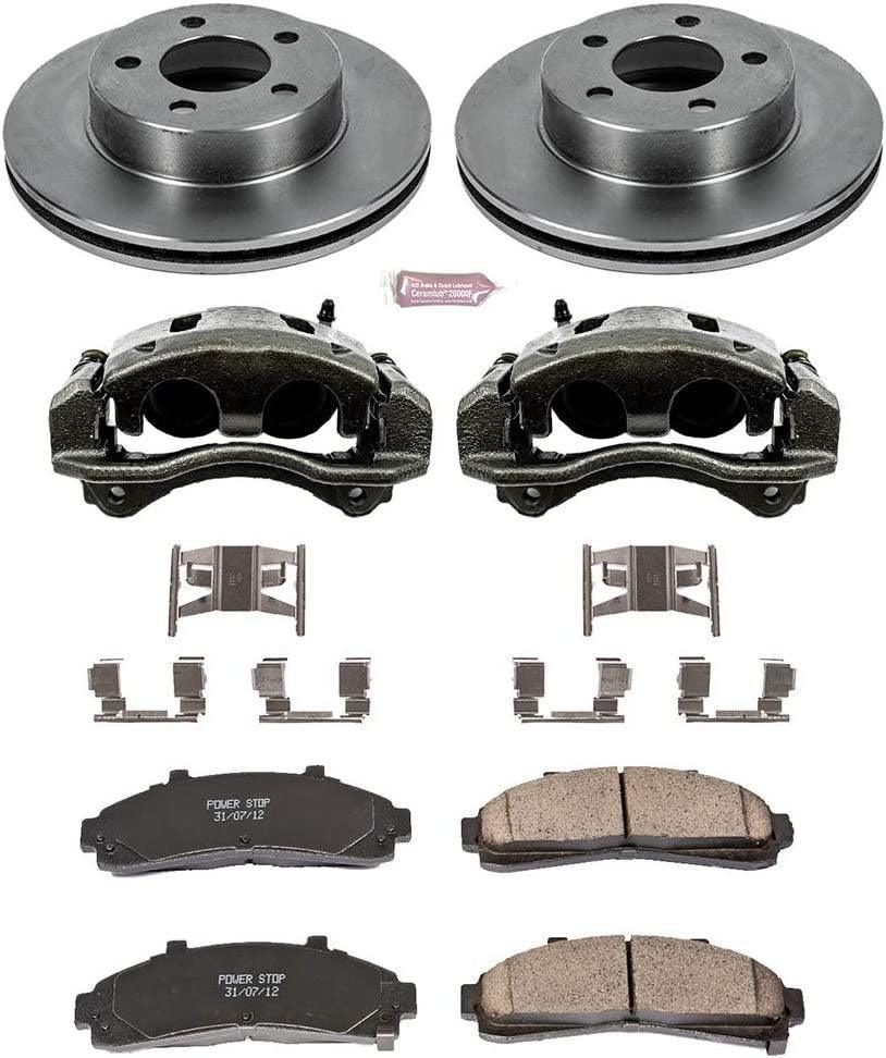 KCOE1860 Autospecialty 1-Click OE Replacement Brake Kit with Calipers