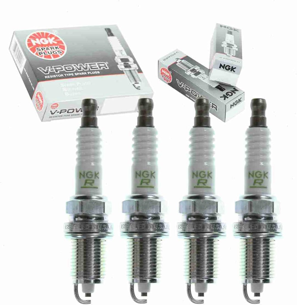 4 Pc NGK V-Power Spark Plugs Compatible with Acura Integra 1.8L L4 1992-2001