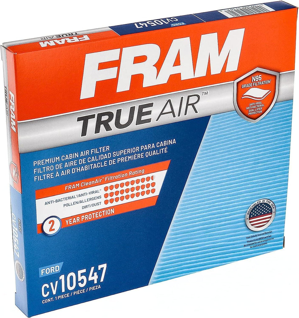 Automotive Replacement Trueair Cabin Air Filter for Car Passenger Compartment with Dual-Layered Filter (CV10547), 2 Pack