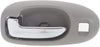 For Chryslr Sebrng Interior Door Handle 2001 02 03 04 05 2006 Driver Side Front Light Gray Bezel W/Chrome Lever W/Door Lock Hole Trim:All Submodels