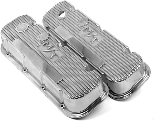 241-84 M/T Polished Valve Cover for BB Chevy