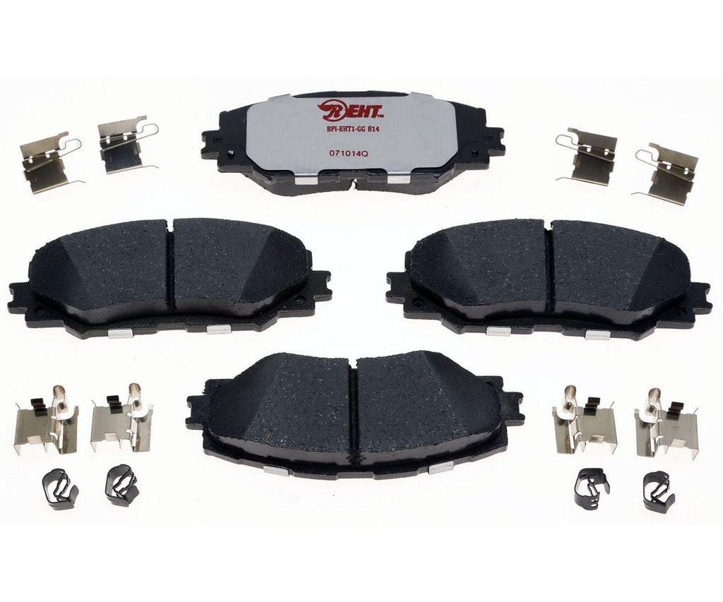 Front Disc Brake Pad Set for Corolla, RAV4, Prius V, Xb, Xd+More (EHT1210H)