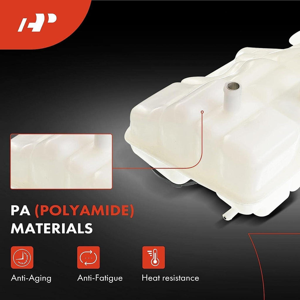 A-Premium Coolant Overflow Reservoir Tank with Cap & Sensor Compatible with Chevrolet Caprice, Impala & Cadillac Fleetwood & Buick Roadmaster, 1994 1995 1996, 5.7L, Replace for 12528777