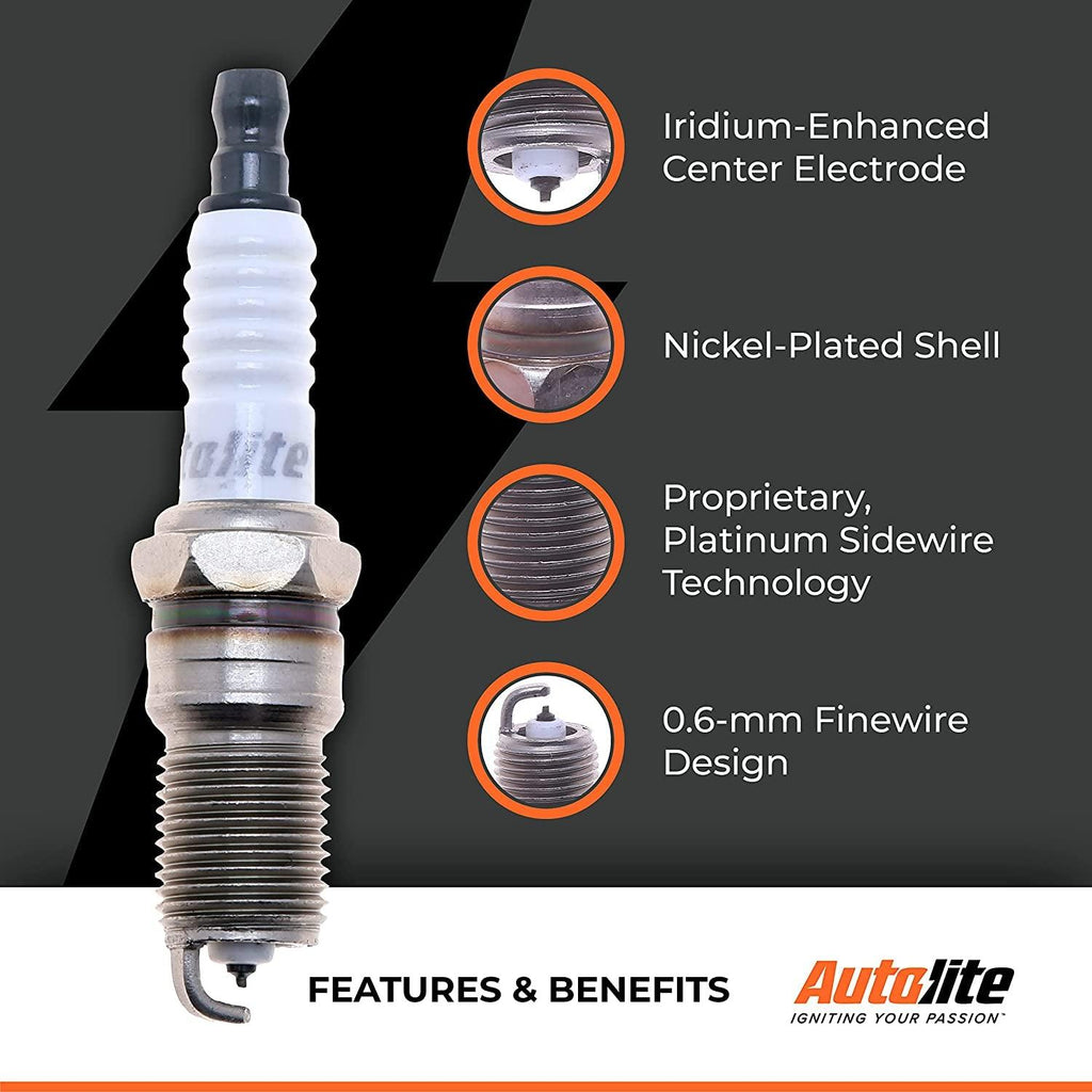 Iridium XP Automotive Replacement Spark Plugs, XP6083 (4 Pack)